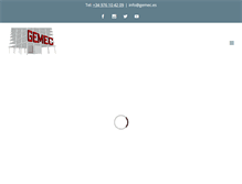 Tablet Screenshot of gemec.es