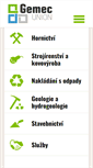 Mobile Screenshot of gemec.cz